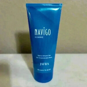 New Sealed Jafra Navigo Homme Bath And Shower Gel 6.7 FL OZ